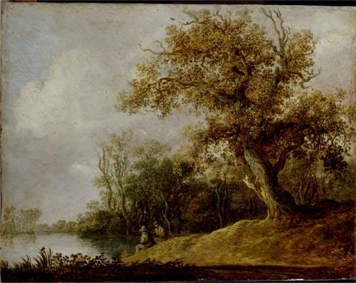 Jan van Goyen Pond in the Woods.